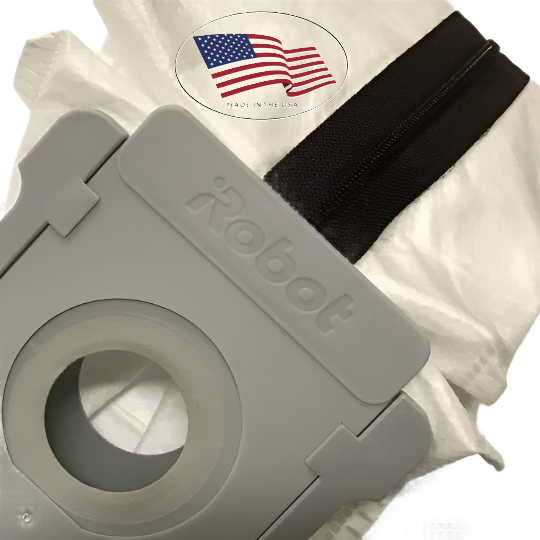 2 PACK!! - Reusable Bag for iRobot i1+, i3+, i4+, i5+, i7+, i8+, Combo j8+, and j9+ with an 8'' zipper