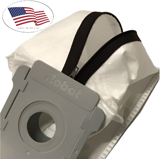 2 PACK!! - Reusable Bag for iRobot  i1+, i3+, i4+, i5+, i7+, i8+, Combo j8+, and j9+ with an 8'' zipper