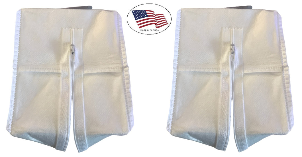 2 PACK!! - Reusable Bag with 14'' zipper for iRobot  i1+, i3+, i4+, i5+, i7+, i8+, Combo j8+, and j9+ Clean Base Automatic Dirt Disposal Base